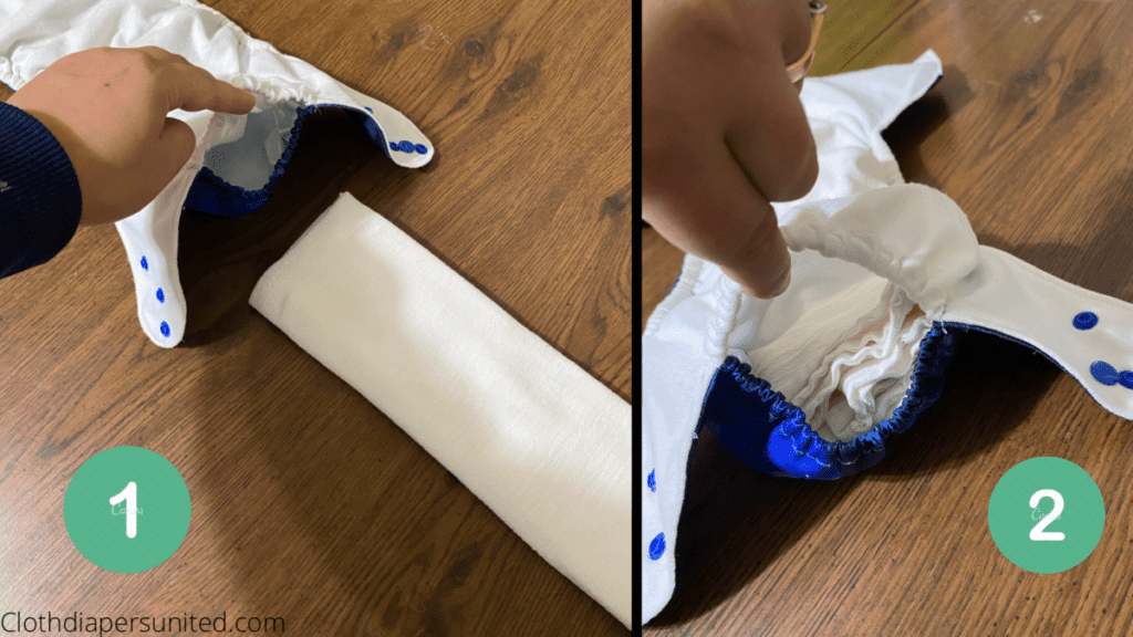 How to use pocket cloth diapers with inserts Flats, prefolds, flour