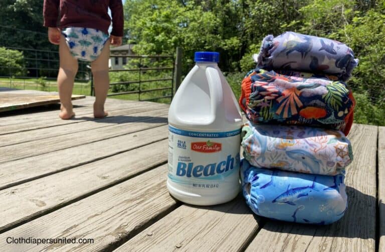 Bleach and cloth diapers: Is it safe to use? & Tips